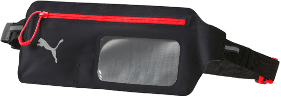Puma PR Flat Waist Bag Puma Black-Asphalt-Red