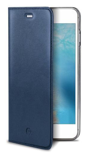 Celly Pouzdro AIR Pelle, Apple iPhone 7 Plus, pravá kůže, modré