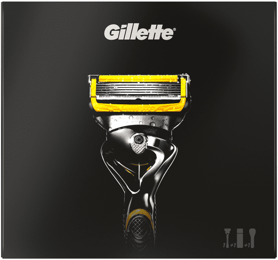 Gillette Fusion Proshield Holicí strojek + Sensitive Gel na holení 170 ml + Cestovní pouzdro Dárková sada