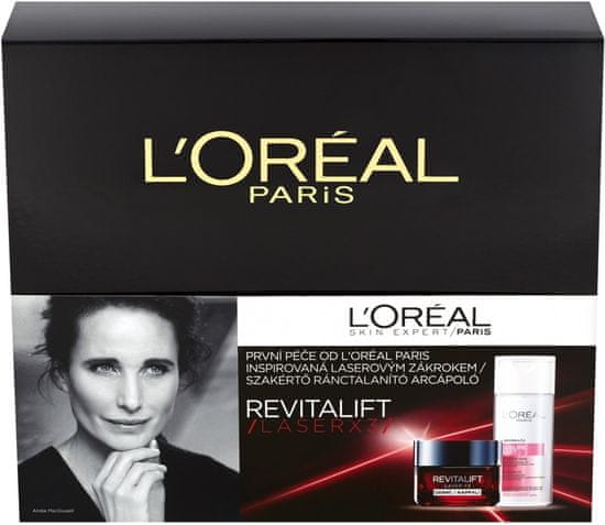 L’Oréal Revitalift Laser X3 Day Cream 50 ml Revitalift Laser X3 + 200 ml Sublime Soft Cleansing Milk