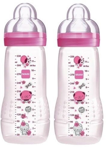 MAM Láhev Baby Bottle Double pack, 2x330ml