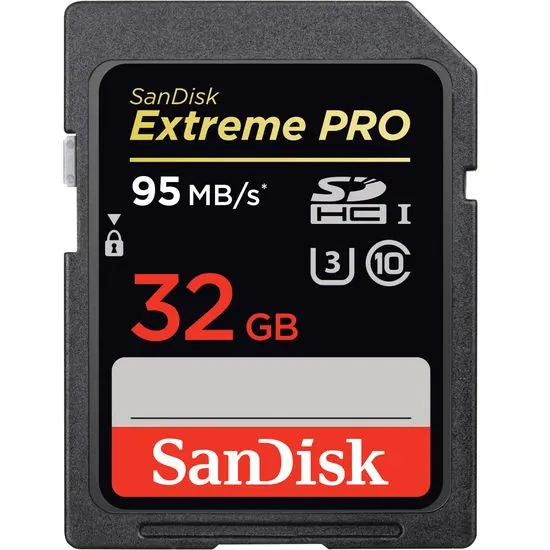 SanDisk SDHC Extreme PRO 32GB 95MB/s UHS-I U3 V30 (SDSDXXG-032G-GN4IN)