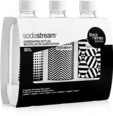 SodaStream Lahev TriPack 1l Black&White