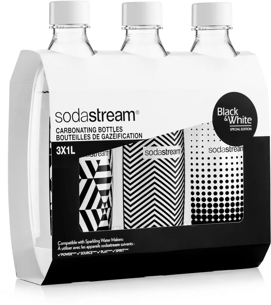 SodaStream Lahev TriPack 1l Fuse Black&White - rozbaleno