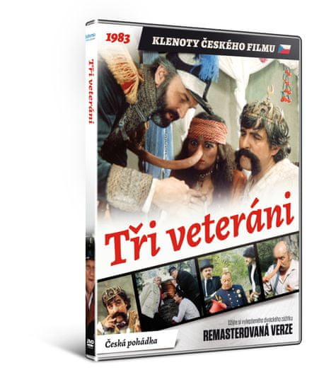 Tři veteráni - edice KLENOTY ČESKÉHO FILMU (remasterovaná verze) - DVD