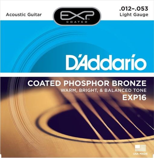 Daddario EXP16 Kovové struny pro akustickou kytaru