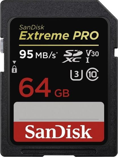 SanDisk SDXC Extreme PRO 64GB 95MB/s UHS-I U3 V30 (SDSDXXG-064G-GN4IN)