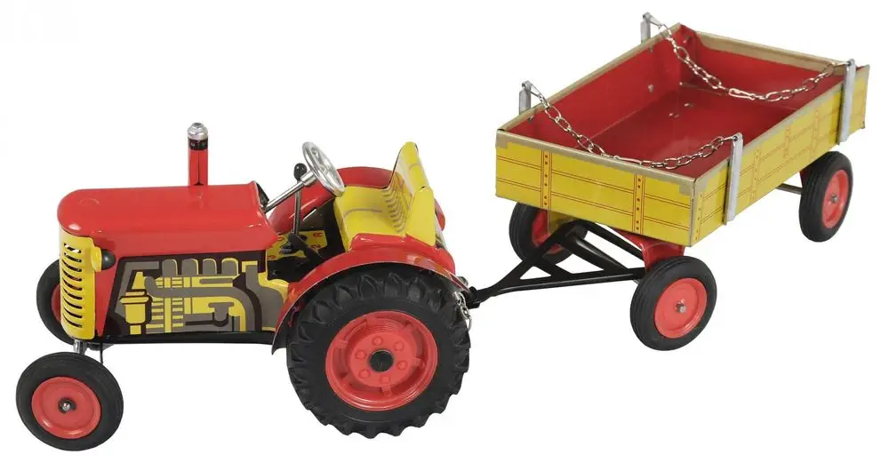 KOVAP Traktor Zetor s valníkem červený