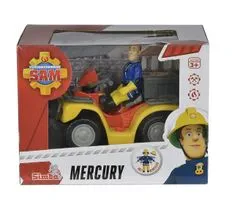 Simba Požárník Sam - Mercury čtyřkolka s figurkou - rozbaleno