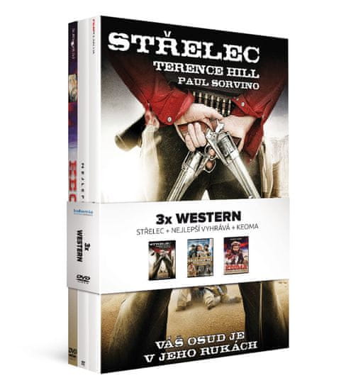 3x Western (3DVD): Střelec + Nejlepší vyhrává + Keoma - DVD