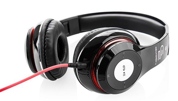 GoGEN HBTM 41BR bezdrátová sluchátka, černá/červená - zánovní