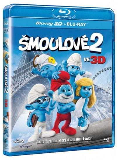 Šmoulové 2 (2D+ 3D verze) - Blu-ray