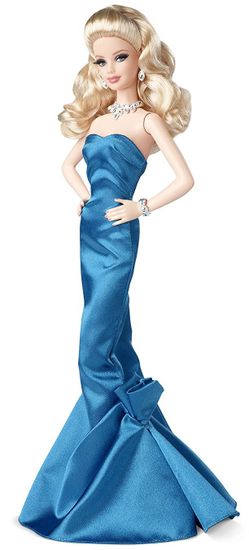 Mattel Barbie Look - modrá róba
