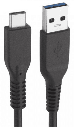 Fontastic datový kabel ESSENTIAL, USB-C 3.1, 80cm, černý