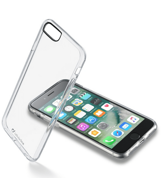 Levně CellularLine zadní čirý kryt s ochranným rámečkem CLEAR DUO pro Apple iPhone 7 - rozbaleno