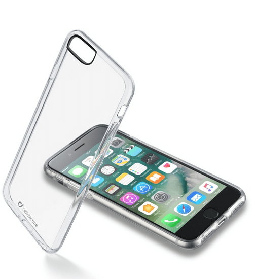 CellularLine zadní čirý kryt s ochranným rámečkem CLEAR DUO pro Apple iPhone 7/8/SE 2020