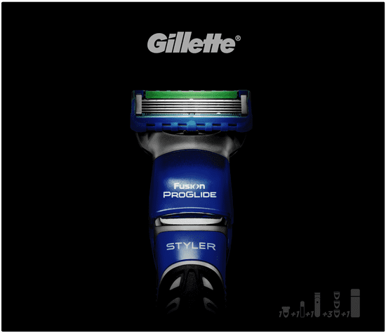 Gillette ProGlide Styler + Proglide hydratační gel 200 ml dárková sada