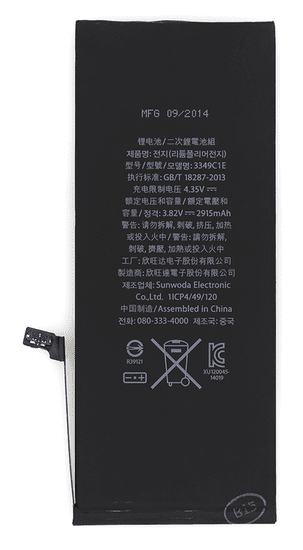 iPhone 6 Plus Baterie 2915mAh li-Pol (Bulk) 23173