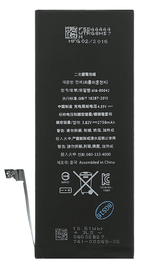 iPhone 6S Plus Baterie 2750mAh li-Pol (Bulk) 29335