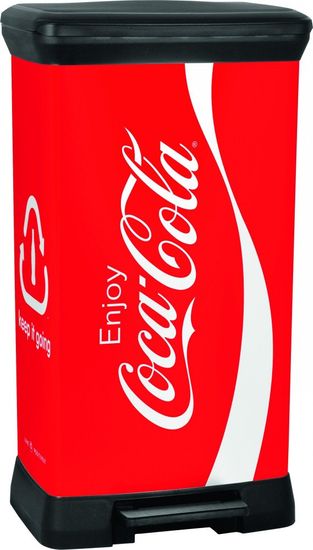 Curver Odpadkový koš Decobin 50 l CocaCola