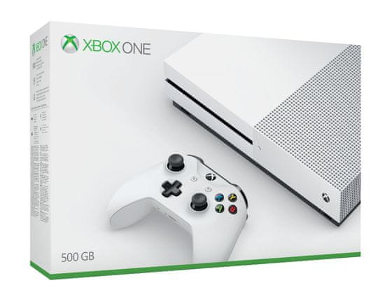 Microsoft Xbox One S 500GB - rozbaleno