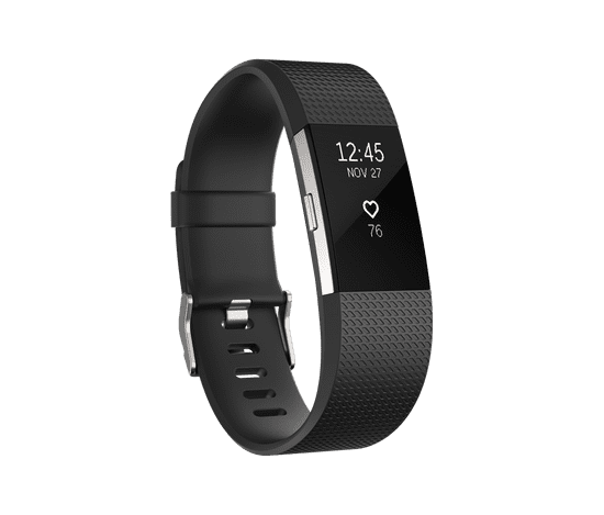Fitbit Fitbit Charge 2, Black Silver, Large - rozbaleno