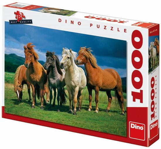 Dino Puzzle Islandští koně, 1000 dílků