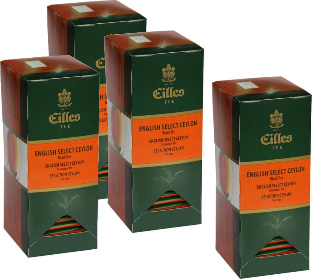 Levně Eilles Tea English Select Ceylon 4x 25 sáčků