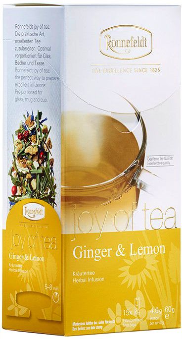 Levně Ronnefeldt Joy of Tea Ginger & Lemon 15 sáčků