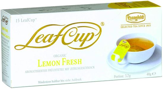 Ronnefeldt LeafCup Lemon Fresh Bio 15 sáčků