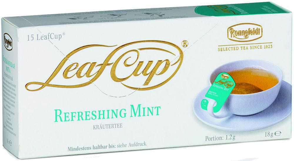 Levně Ronnefeldt LeafCup Refreshing Mint 15 sáčků