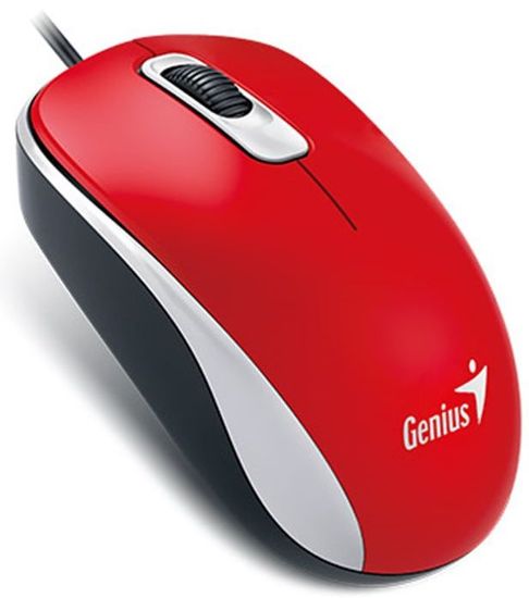 Genius DX-110, drátová, 1000 dpi, USB, červená (31010116111)