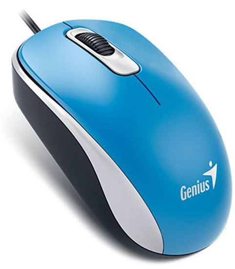 Genius DX-110, drátová, 1000 dpi, USB, modrá (31010116110)