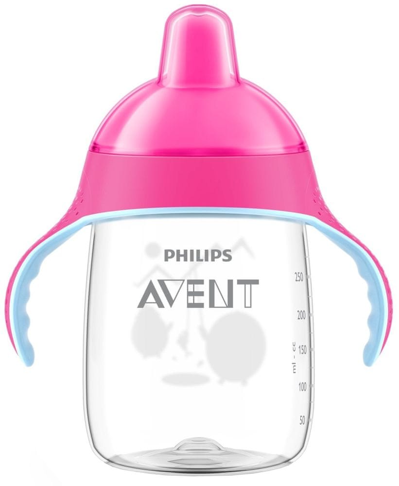 Philips Avent Hrneček pro první doušky 340 ml, růžový