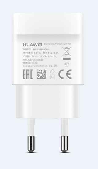 Huawei Cestovní nabíječka, Fast Charge včetně datového kabelu, AP32 - rozbaleno