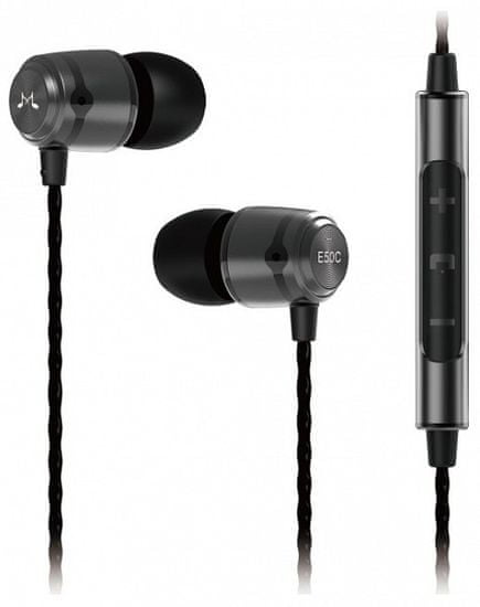 SoundMAGIC E50C sluchátka s mikrofonem, tmavě šedá - použité