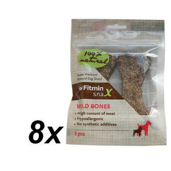 Fitmin Snax Wild Bones 8 x 2ks