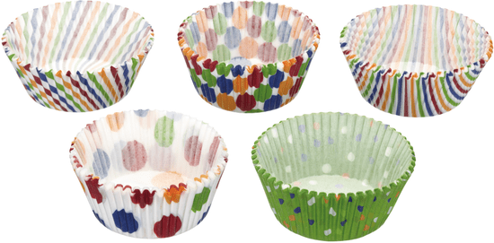 Kitchen Craft Sada košíčků na muffiny 250 ks, barevné