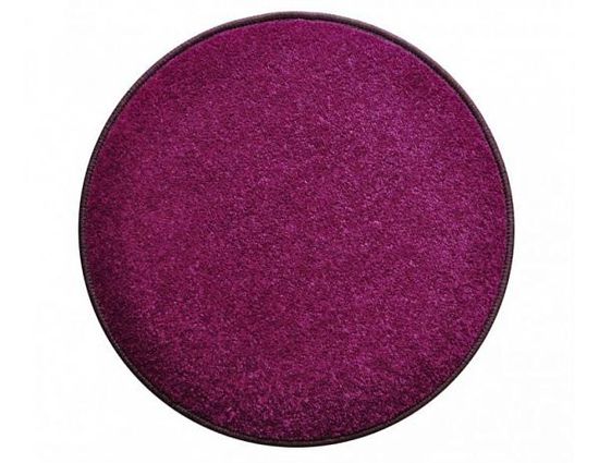 Vopi Kulatý fialový koberec Eton průměr 80 cm