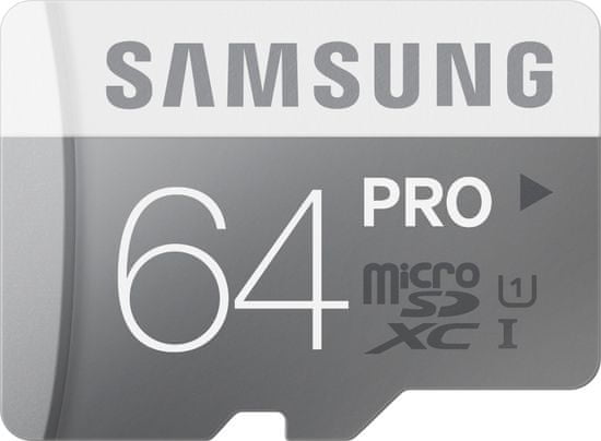 Samsung microSDXC 64GB PRO UHS-I (class 10) 90MB/s (MB-MG64E/EU)