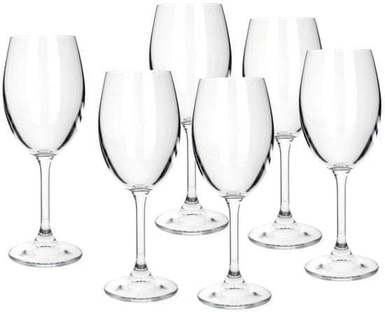 Banquet sklenice na bílé víno Leona 340 ml, 6 ks