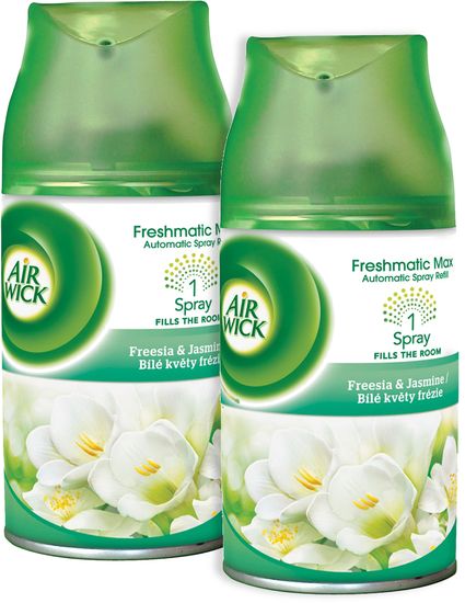 Air wick Freshmatic Max náhradní náplň Bílé květy frézie 250 ml, 2 ks