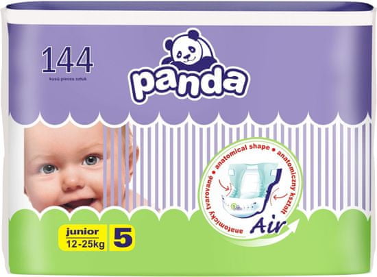 Panda 5 Junior (12-25 kg) 144 ks (4x36 ks)