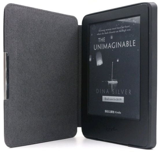 C-Tech pouzdro pro Amazon Kindle 8, hardcover, černé (AKC-12BK)