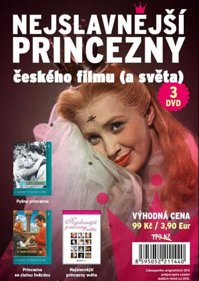 Nejslavnější princezny českého filmu (a světa) 3DVD - DVD