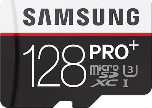 Samsung microSDXC 128GB Pro Plus 95 MB/s + adaptér (MB-MD128DA/EU)