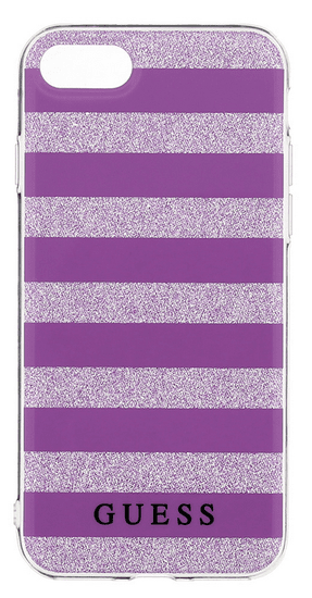 Guess GUHCP7STGPU Ethnic Chic Stripes 3D TPU pouzdro Purple pro iPhone 7