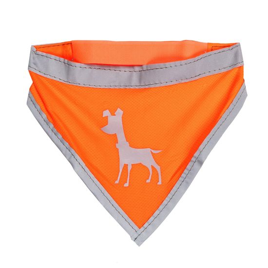 Alcott Reflexní šátek pro psy, oražnový