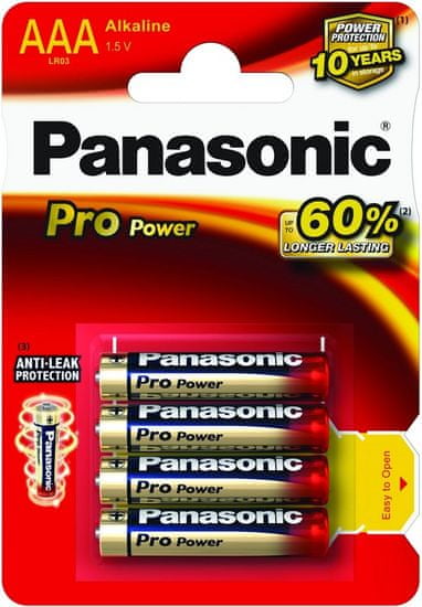 Panasonic AAA 4ks Pro Power (LR03PPG/4BP)