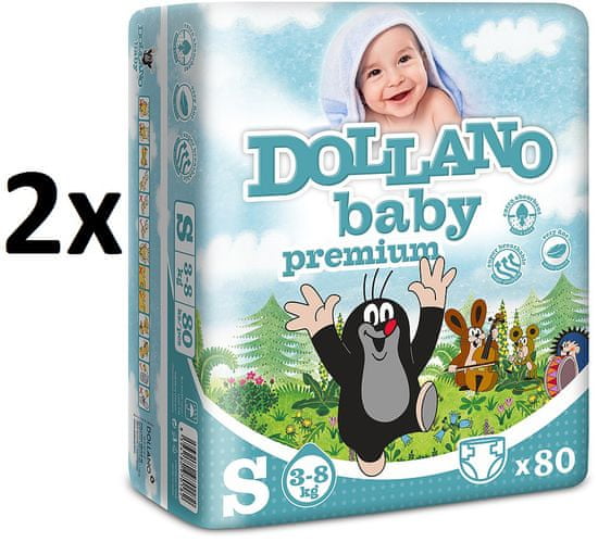 DOLLANO Baby Premium S - 160 ks